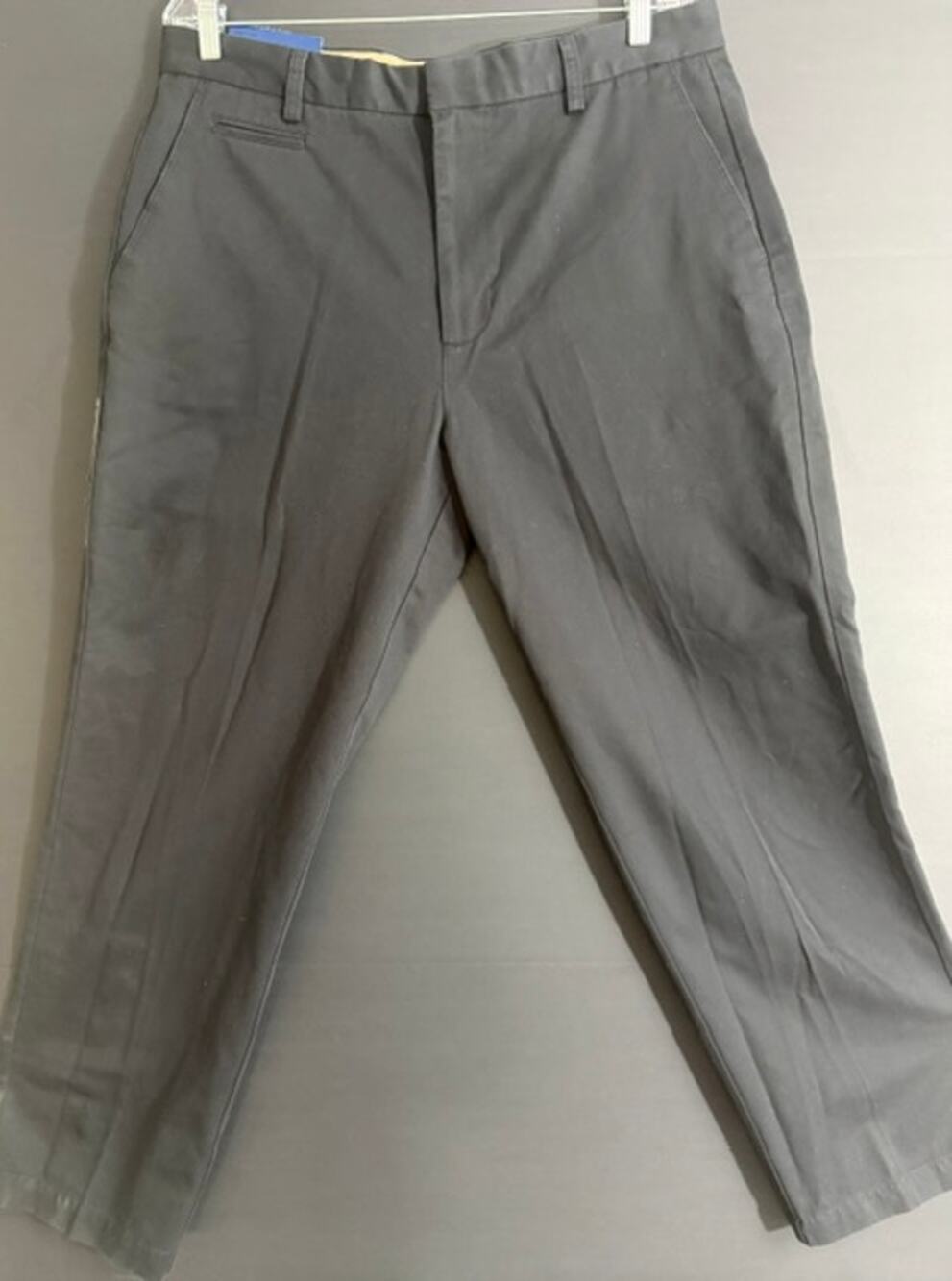 Dockers True Chino Mens 36x30 Black NWT Flat Front Relaxed Fit Cotton 406961058